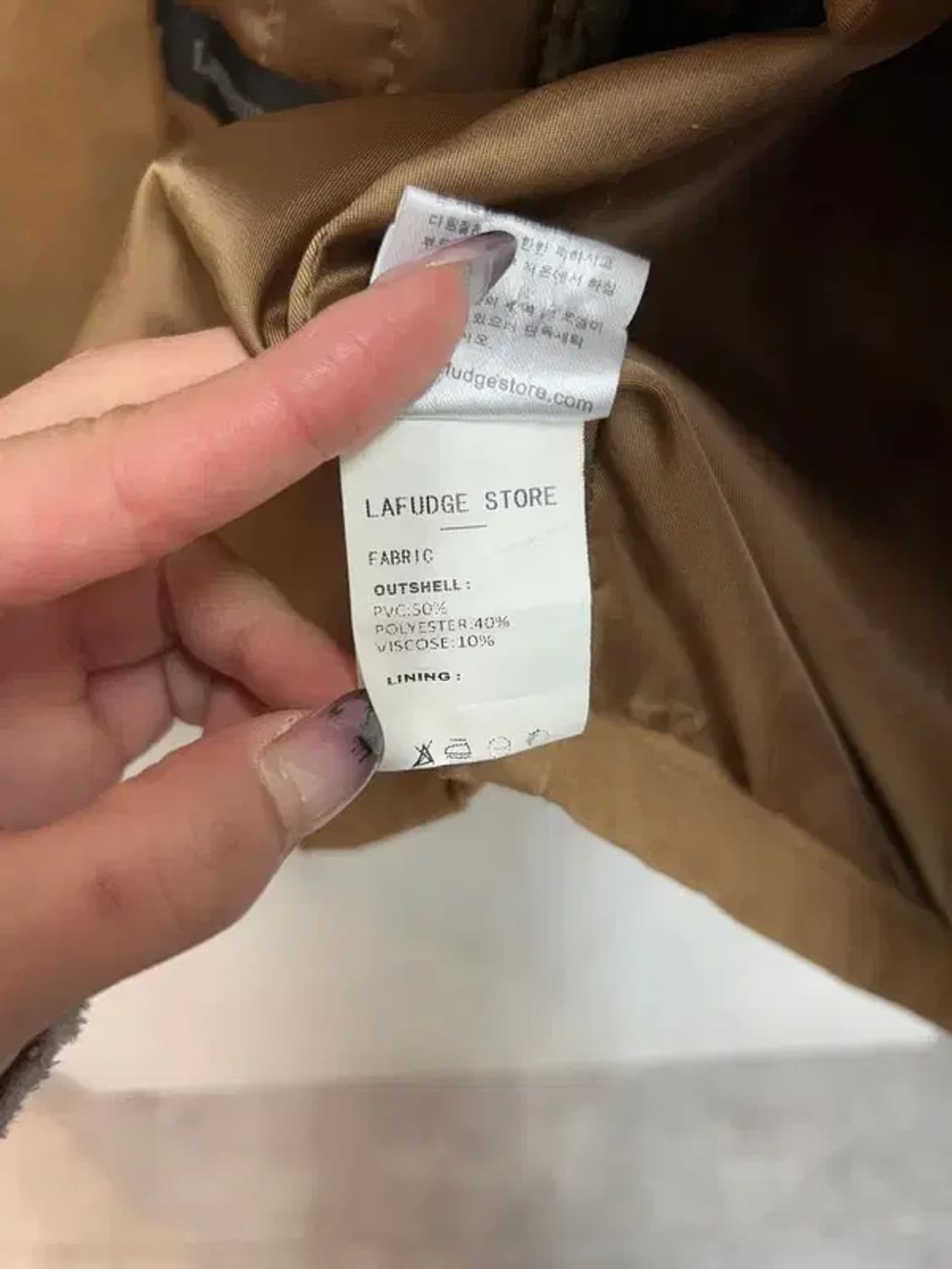 라지 라퍼지스토어 브라운 스웨이드 해링턴 바이커 자켓 상품이미지7