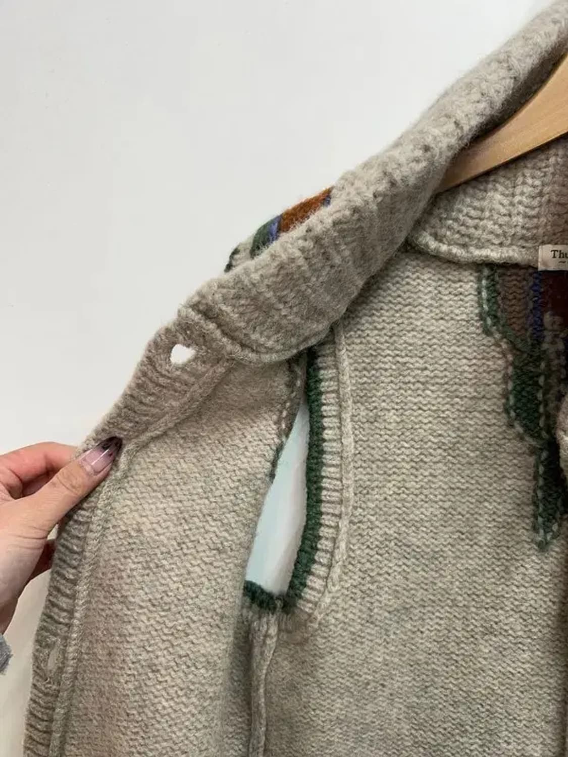 스몰 Thursday Island 써스데이아일랜드 여성 니트 조끼 가디건 상품이미지5