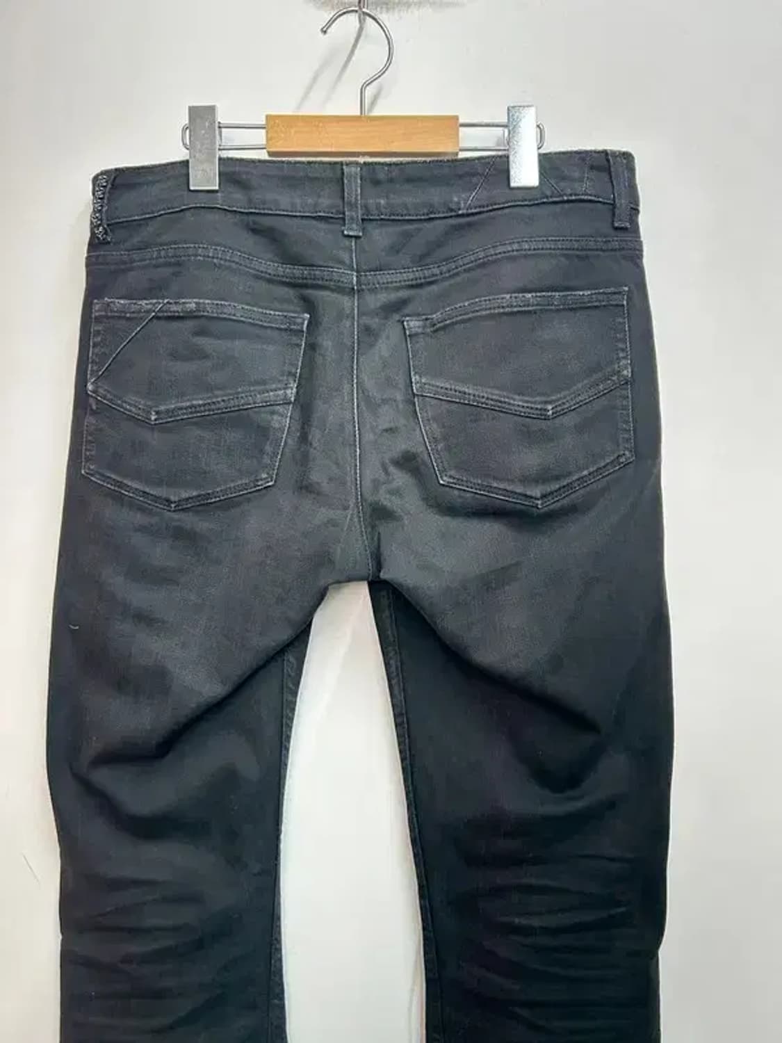 미디움 쟈딕앤볼테르 스트라스 흑청 슬림핏 데님 팬츠 상품이미지10