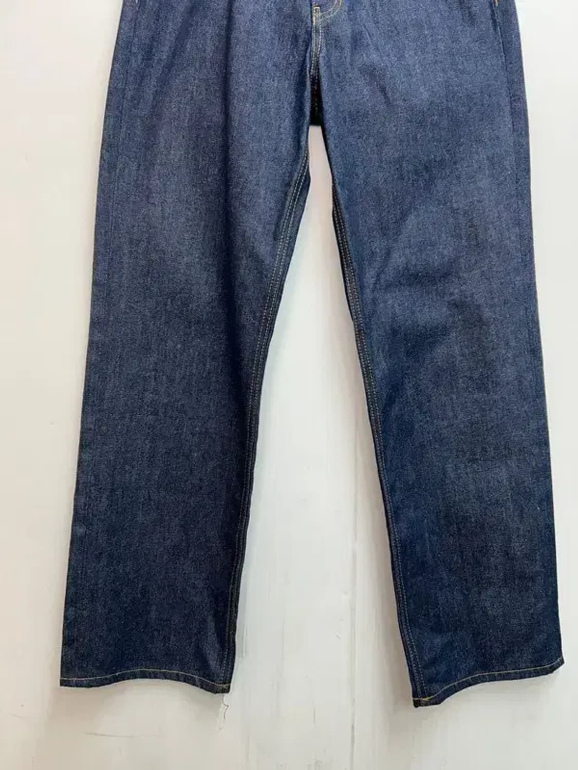 30 86로드 세미 와이드 생지 데님 팬츠 상품이미지3