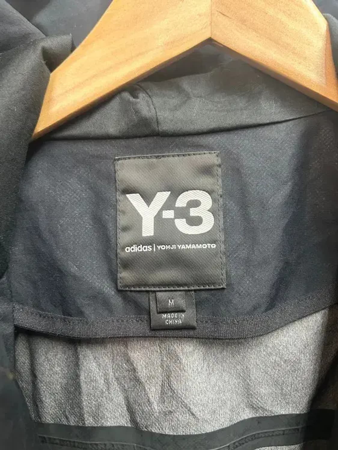 미디움 Y-3 나일론 롱 재킷 블랙 상품이미지5