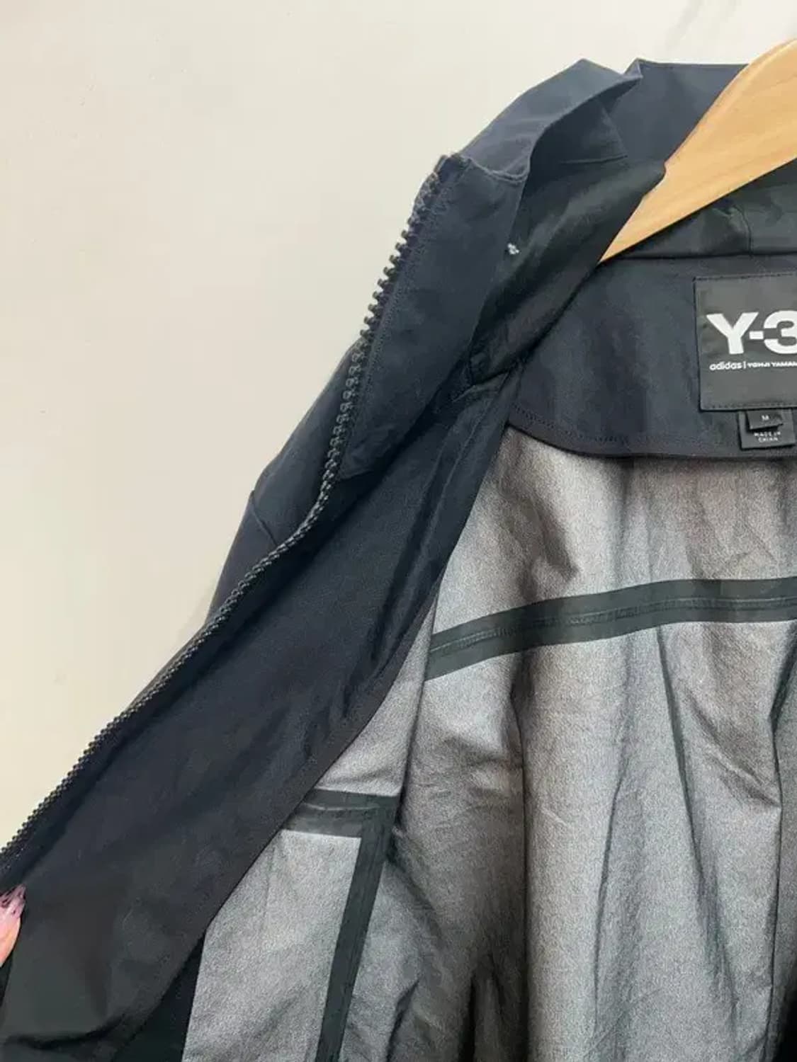 미디움 Y-3 나일론 롱 재킷 블랙 상품이미지6