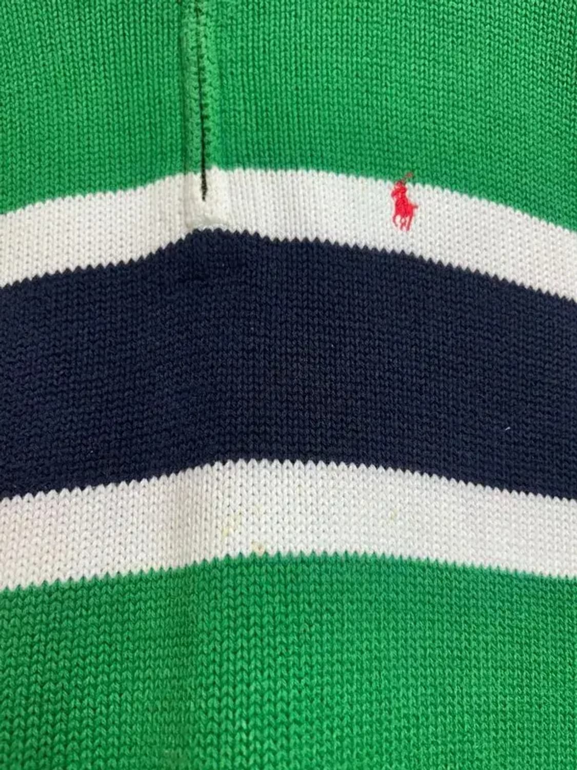 XL 폴로 랄프 로렌 반집업 아노락 니트 그린 상품이미지5