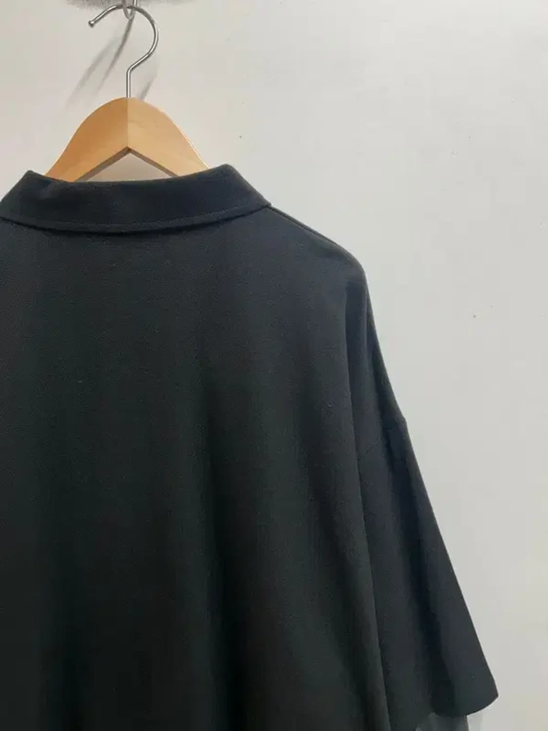 라지 새상품 로어링라드 레이어드 피케이 롱 슬리브 블랙 상품이미지10