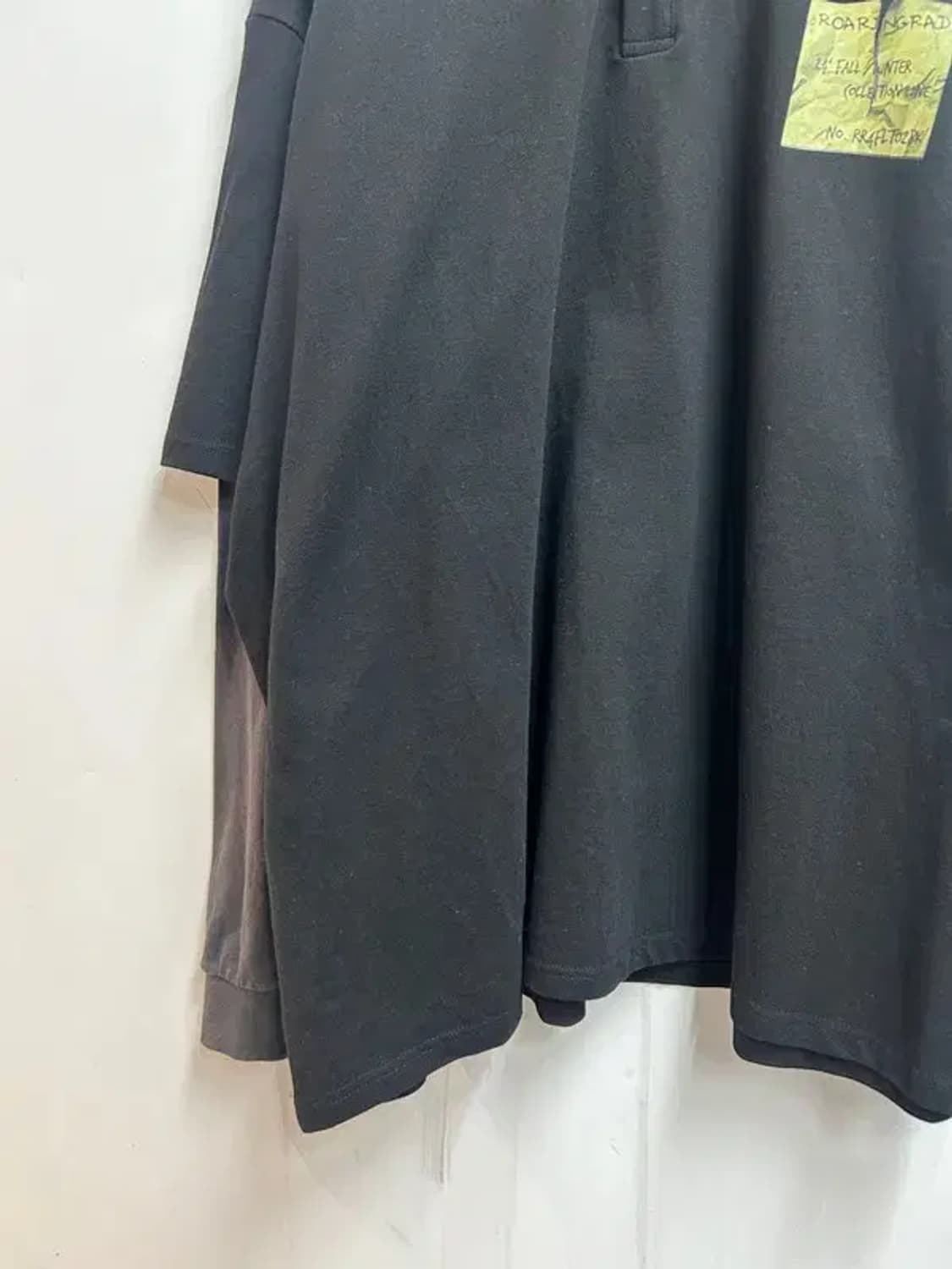 라지 새상품 로어링라드 레이어드 피케이 롱 슬리브 블랙 상품이미지3