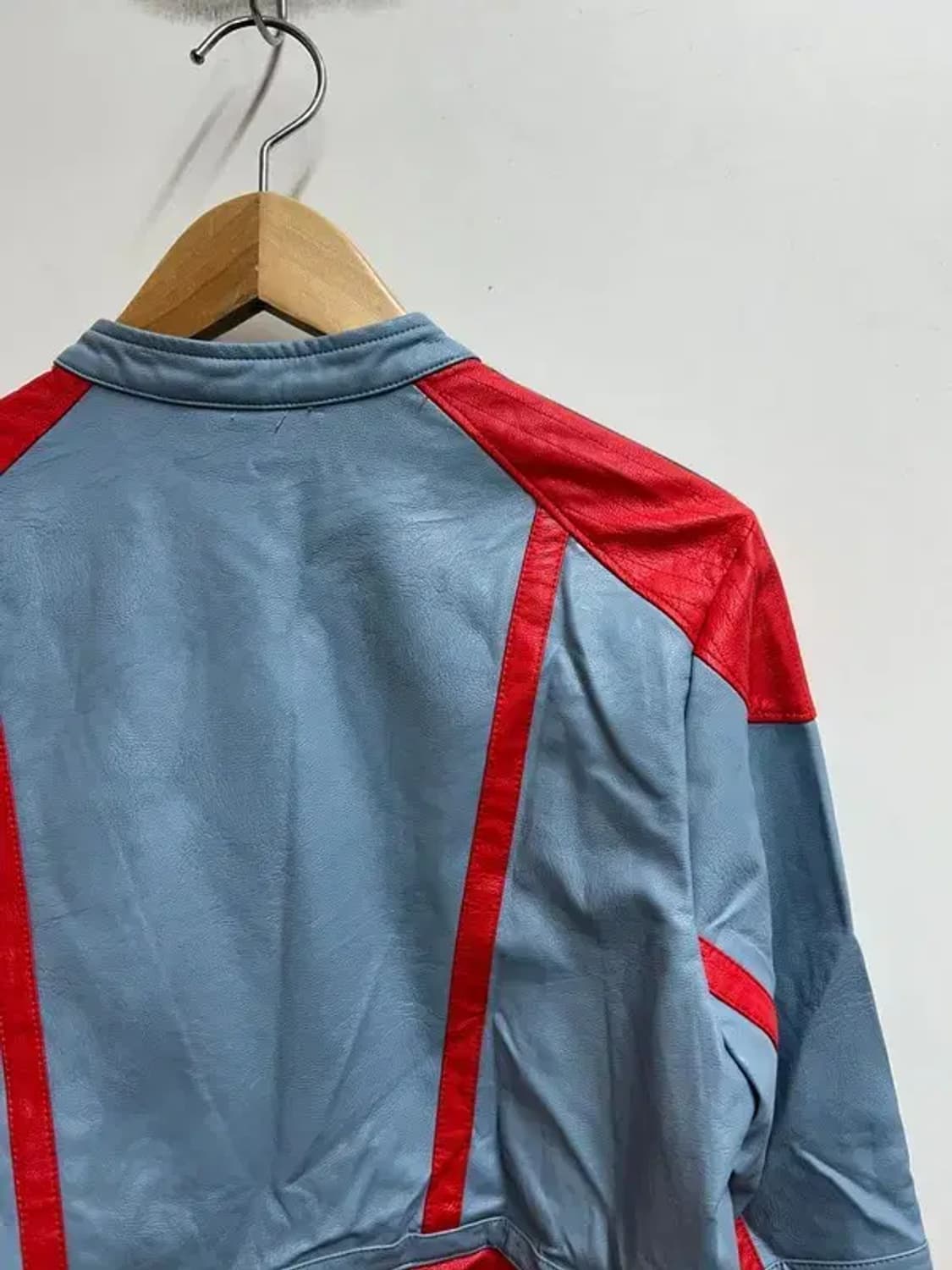 스몰 새상품 비아비아 비건 크롭 모토 재킷 클리어 스카이 상품이미지10