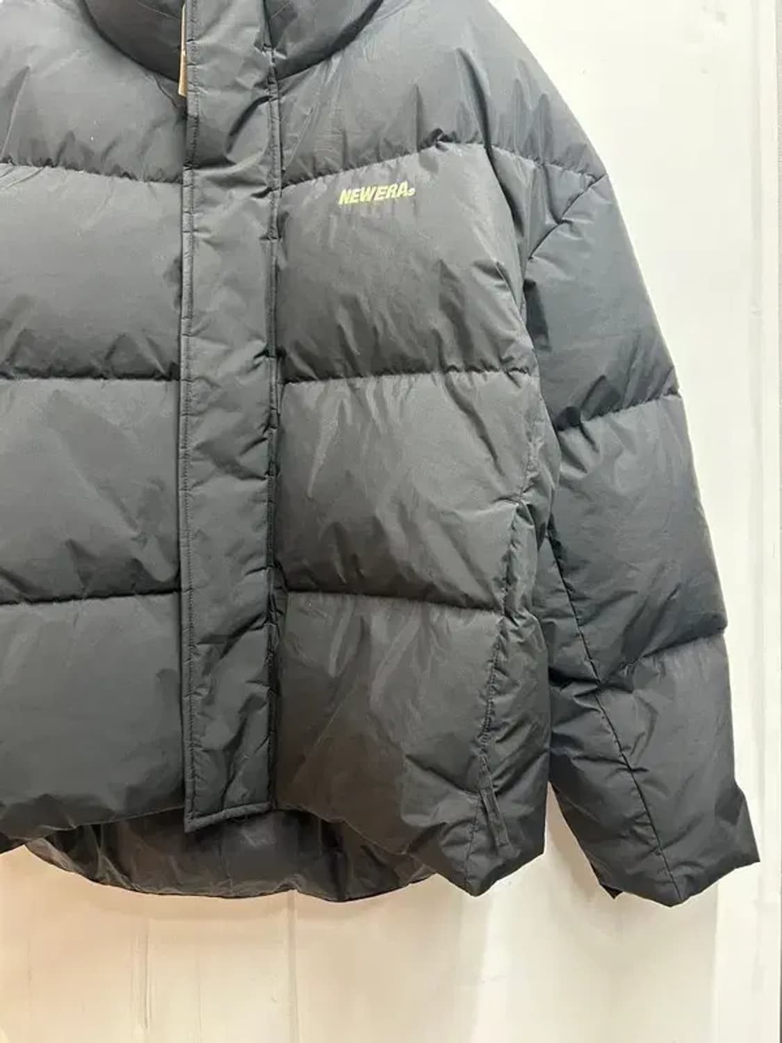 110 2XL 빅사이즈 뉴에라 블랙 구스 다운 패딩 상품이미지3