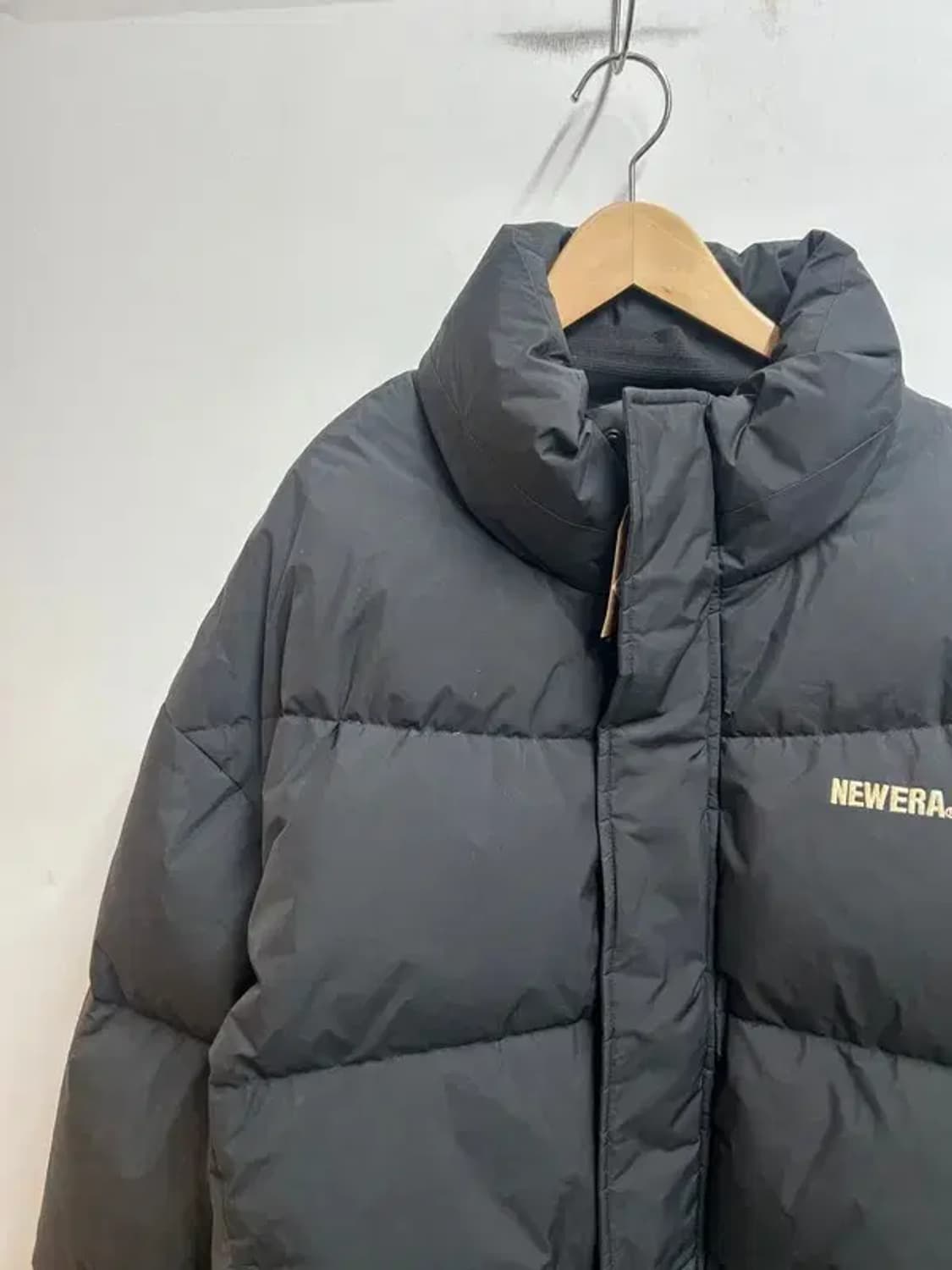 110 2XL 빅사이즈 뉴에라 블랙 구스 다운 패딩 상품이미지4
