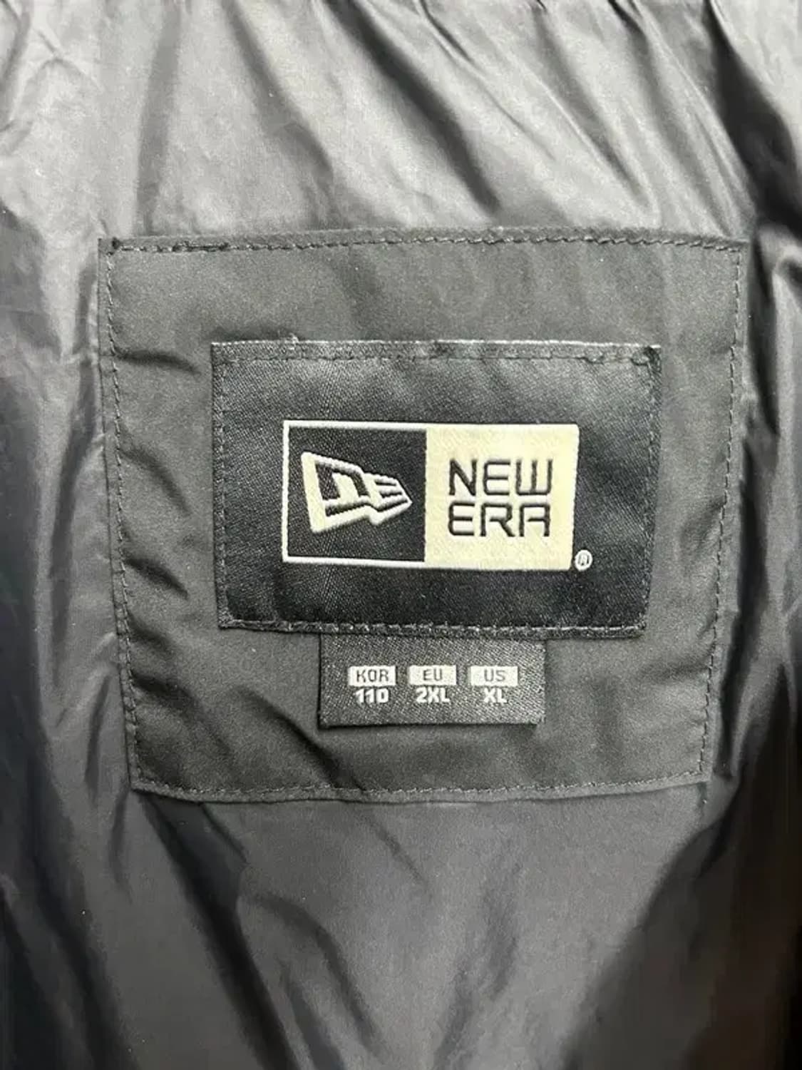 110 2XL 빅사이즈 뉴에라 블랙 구스 다운 패딩 상품이미지6