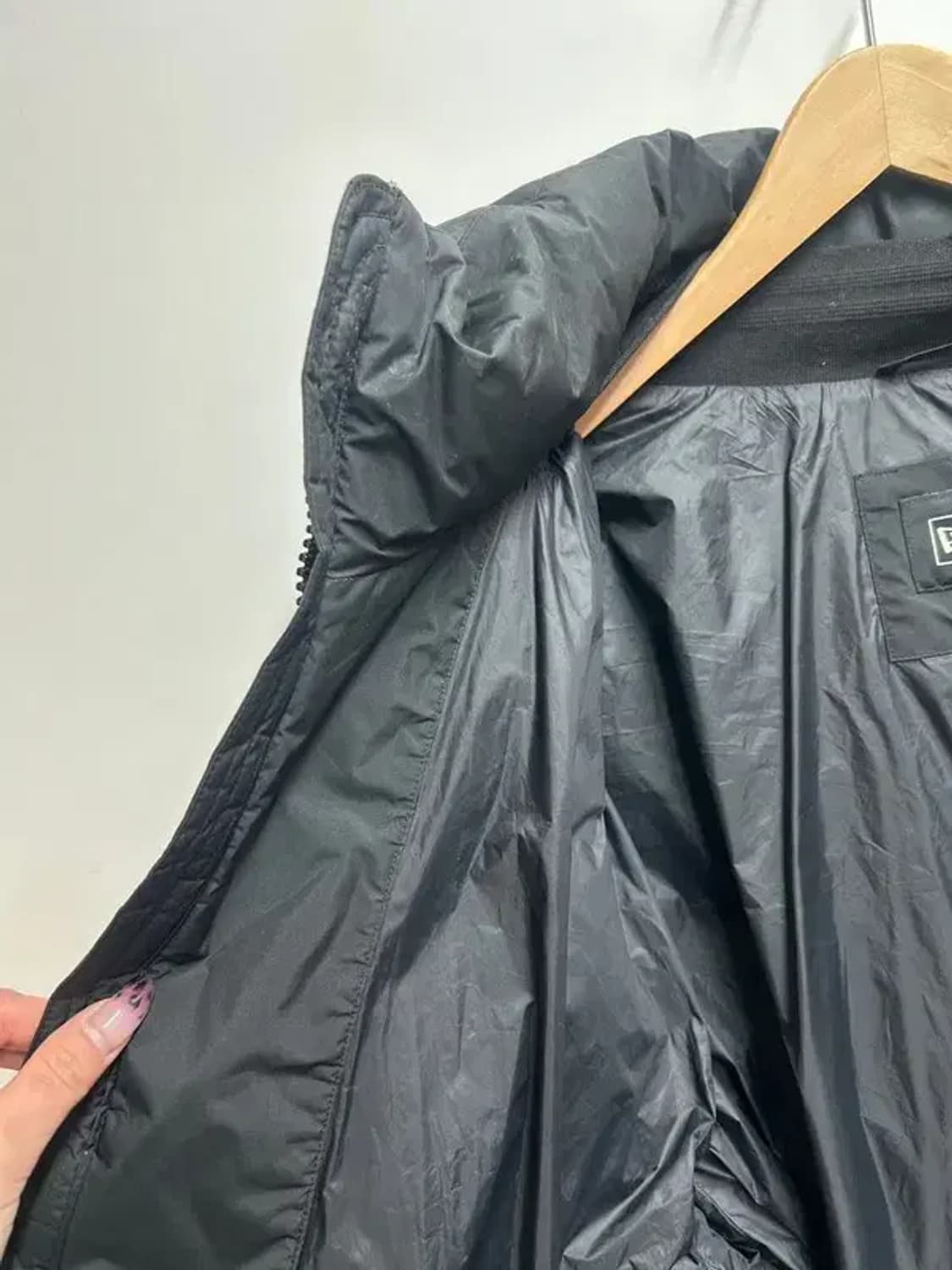 110 2XL 빅사이즈 뉴에라 블랙 구스 다운 패딩 상품이미지7