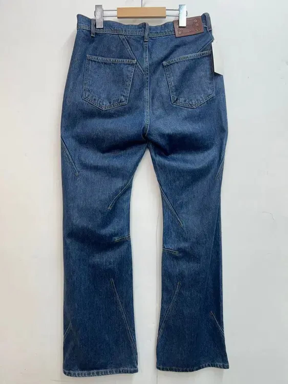 28 새상품 앤더슨벨 트리포 코팅 플레어 진 데님 팬츠 상품이미지7