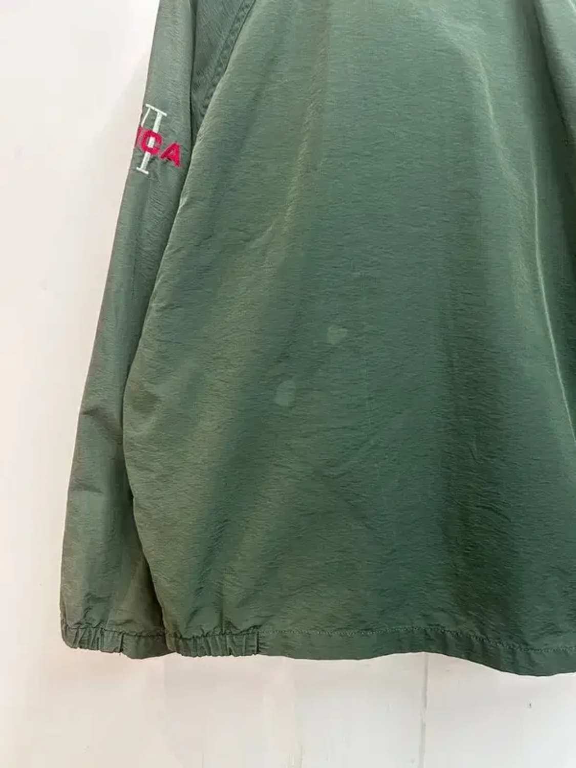 95 노티카 90s 올드스쿨 그린 바람막이 봄버 재킷 상품이미지10