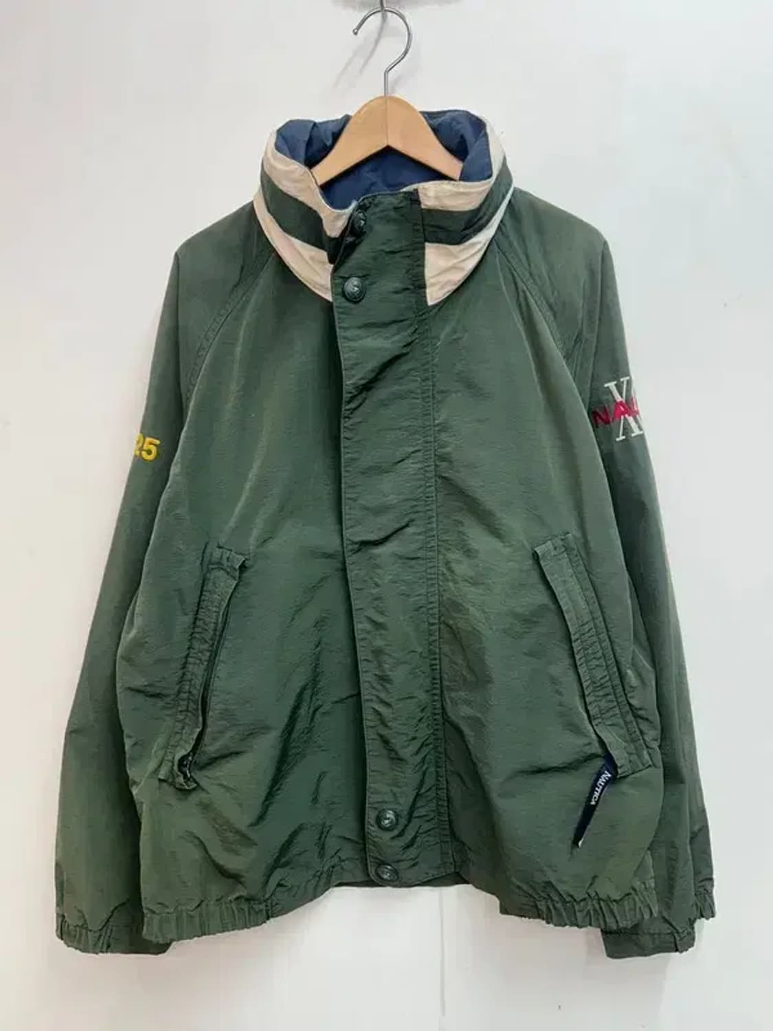 95 노티카 90s 올드스쿨 그린 바람막이 봄버 재킷 상품이미지2