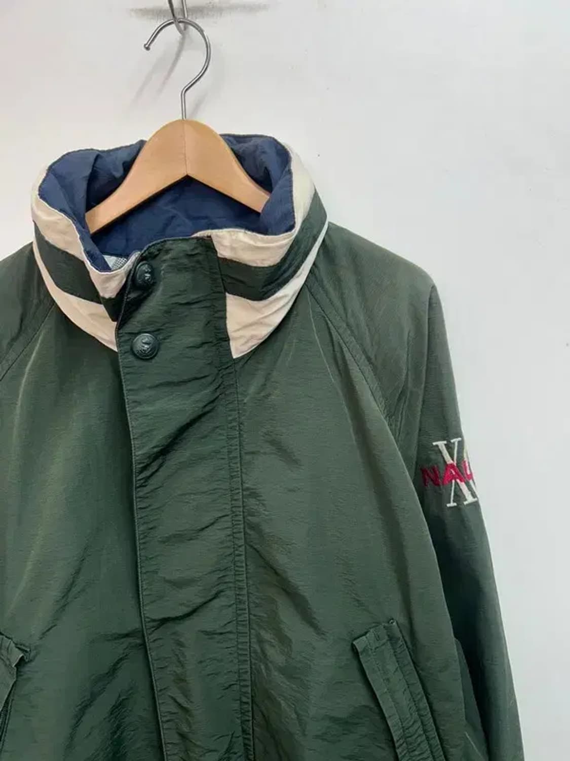 95 노티카 90s 올드스쿨 그린 바람막이 봄버 재킷 상품이미지4