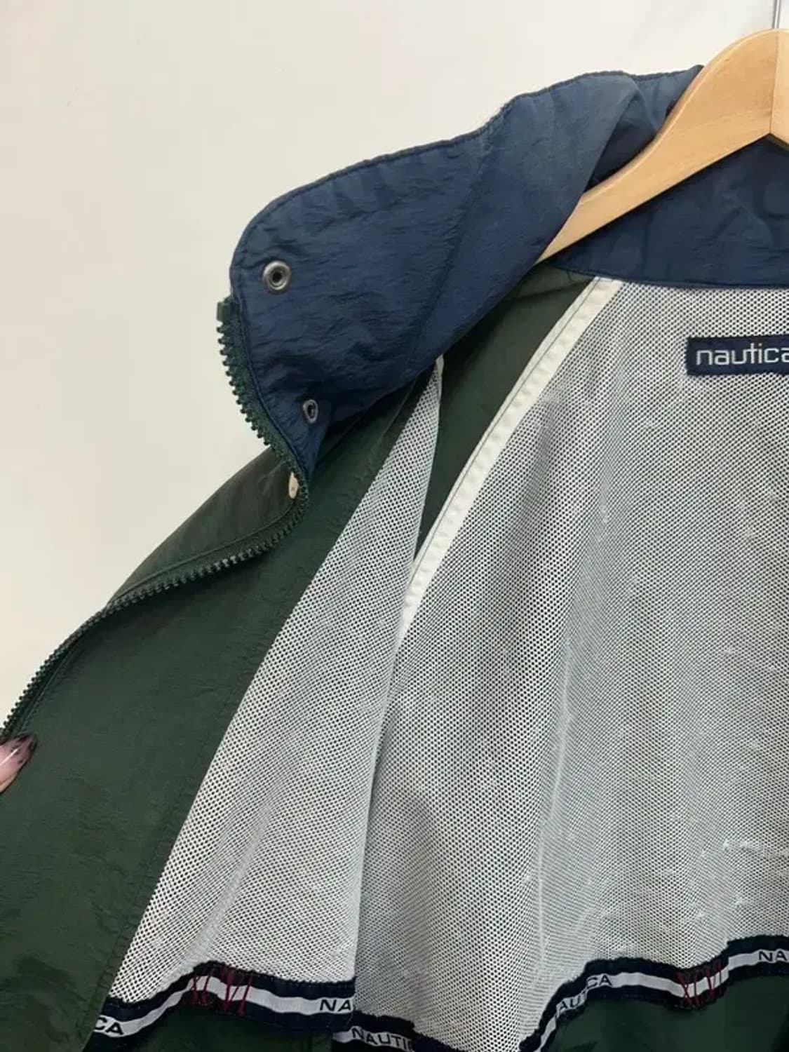 95 노티카 90s 올드스쿨 그린 바람막이 봄버 재킷 상품이미지7