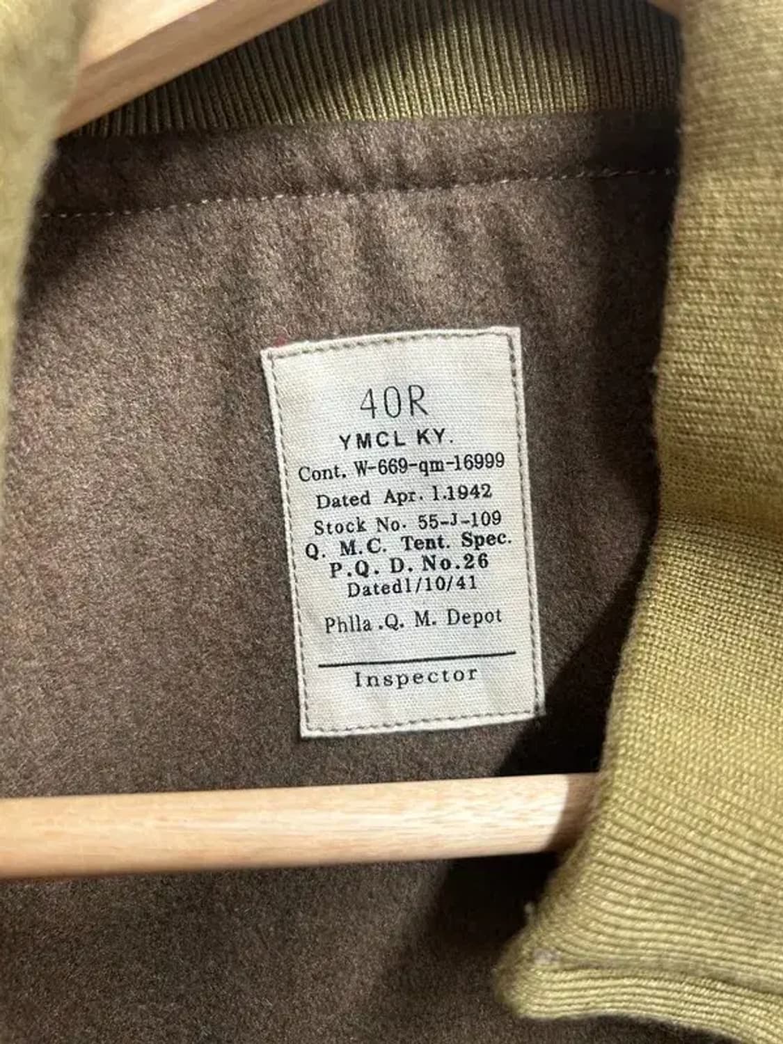 40 YMCL KY 와이엠씨엘 케이와이 US 탱커 자켓 1st 타입 모델 상품이미지6