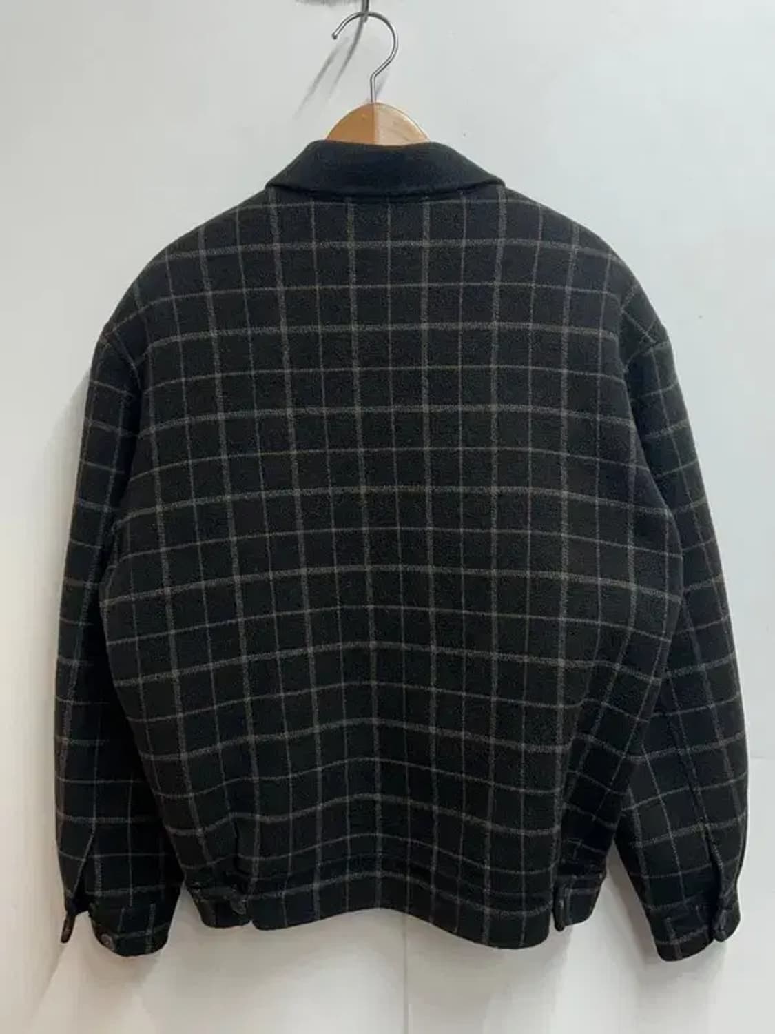 100 인디안 빈티지 체크 울 혼방 기모 코트 자켓 상품이미지10