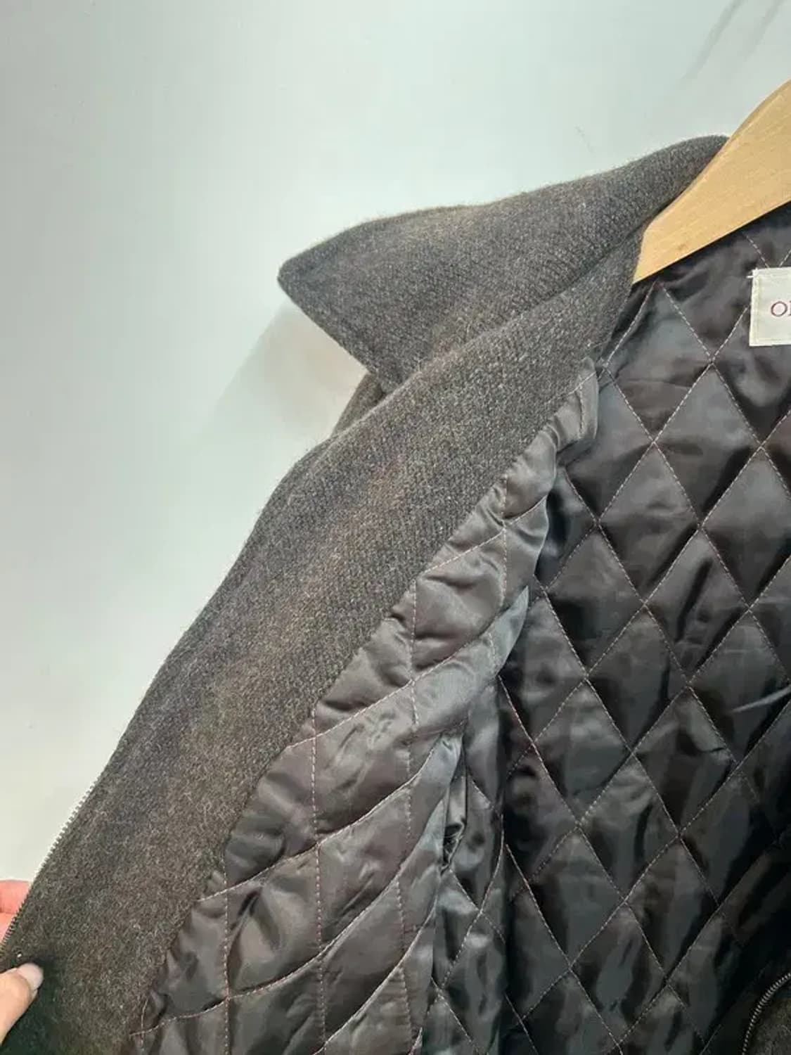 105 빈티지 옴파로스 울 혼방 기모 자켓 브라운 상품이미지6