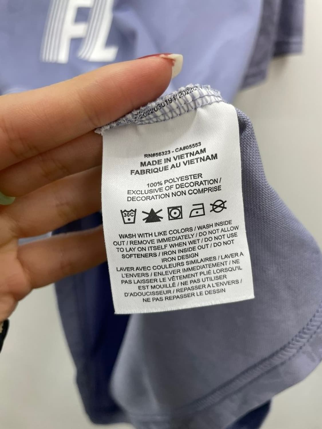 라지 나이키 드라이 핏 F.C. 반팔 저지 오버핏 상품이미지6