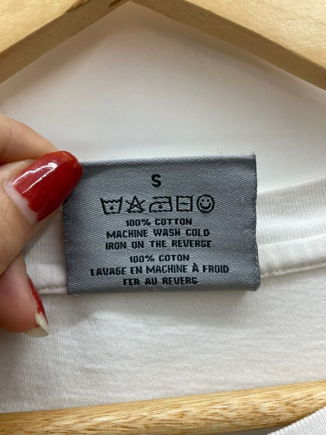 ashley 로고 오버핏 반팔티셔츠 빈티지룩 화이트 상품이미지9