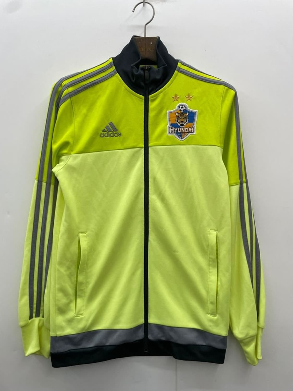 90 아디다스 15시즌 울산현대 트레이닝탑 져지 집업 상품이미지2