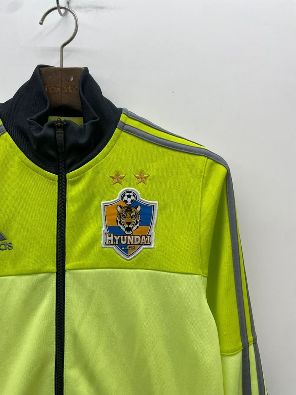 90 아디다스 15시즌 울산현대 트레이닝탑 져지 집업 상품이미지6