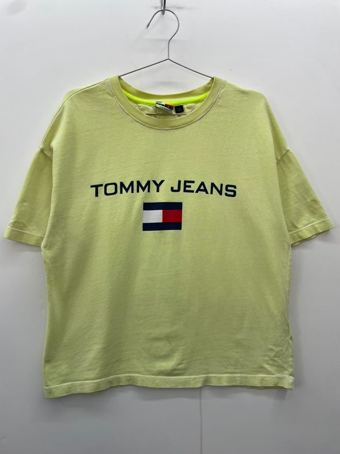 스몰 타미힐피거 진 5.0 우먼 90s 오버핏 로고 티셔츠 상품이미지2