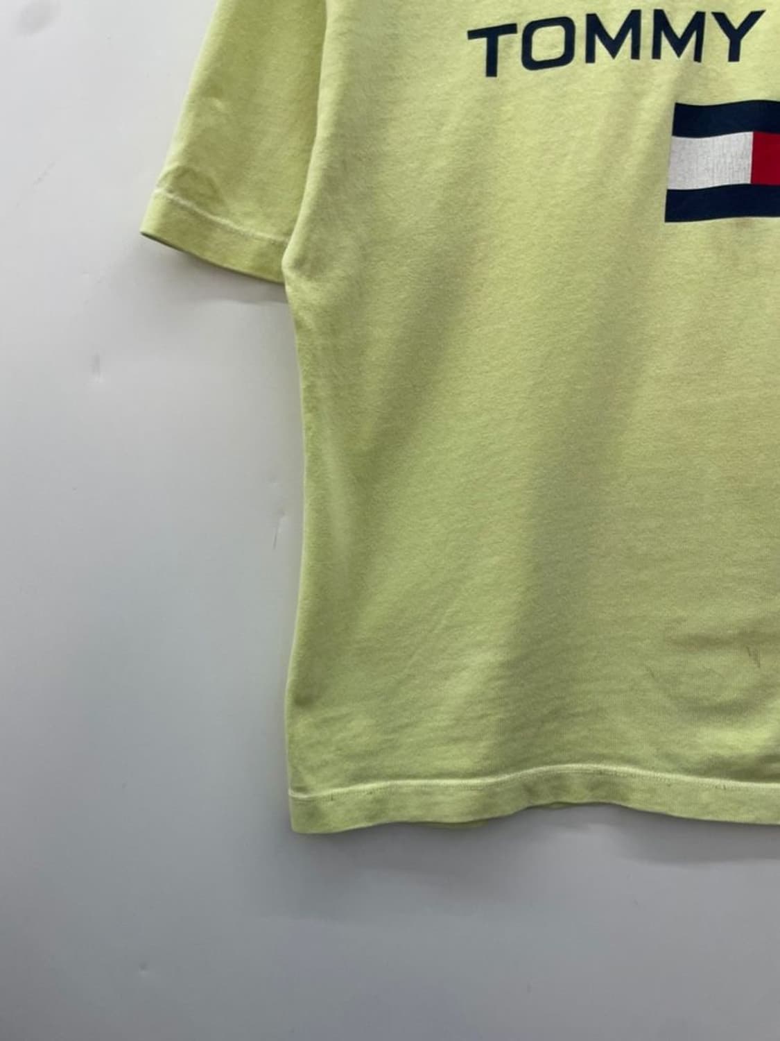 스몰 타미힐피거 진 5.0 우먼 90s 오버핏 로고 티셔츠 상품이미지3