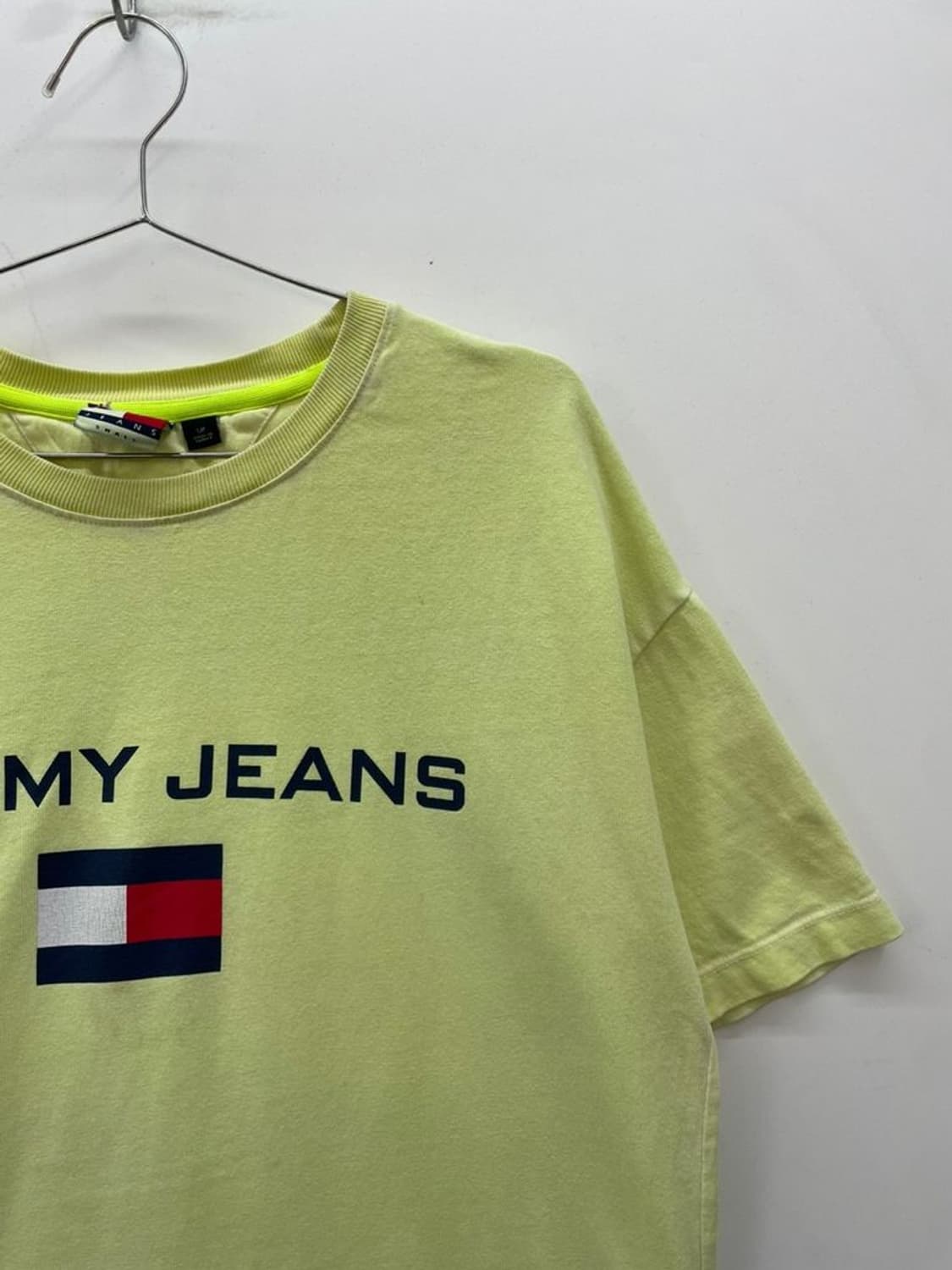 스몰 타미힐피거 진 5.0 우먼 90s 오버핏 로고 티셔츠 상품이미지4