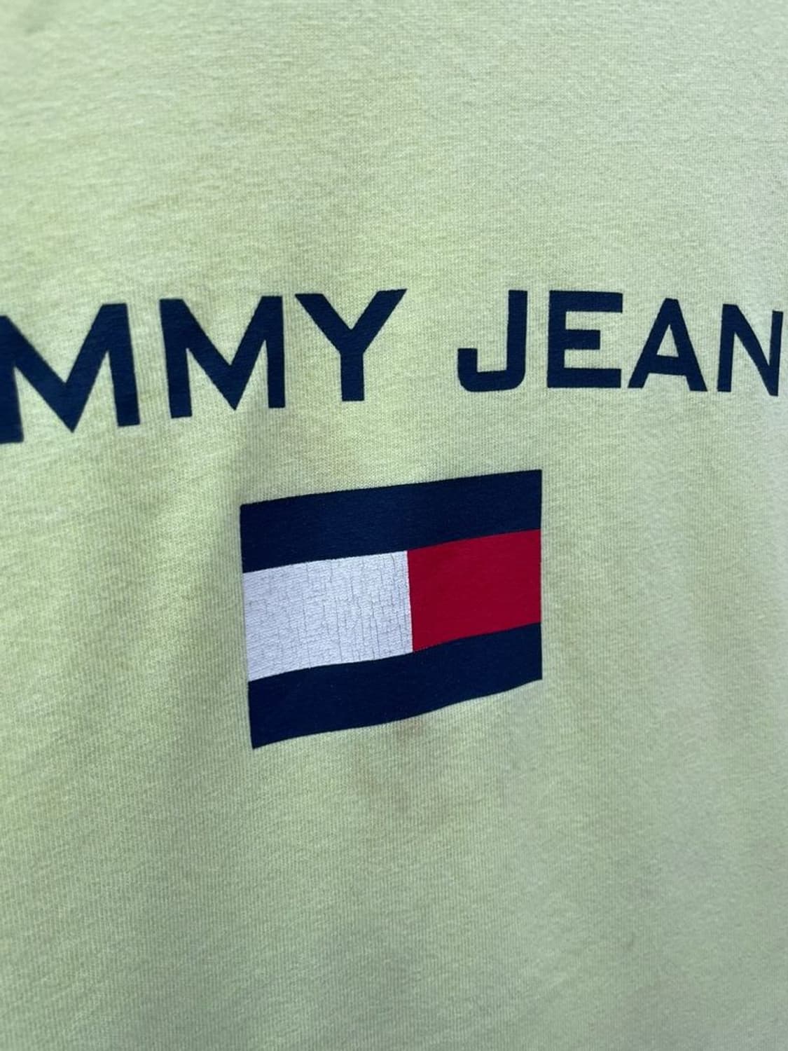 스몰 타미힐피거 진 5.0 우먼 90s 오버핏 로고 티셔츠 상품이미지5