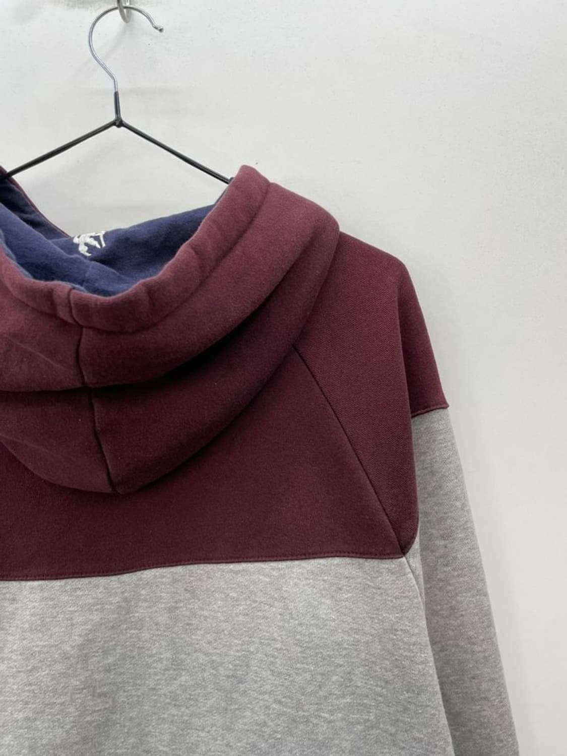 미디움 나이키 올드 투톤 버건디 맨유 집업 자켓 상품이미지10