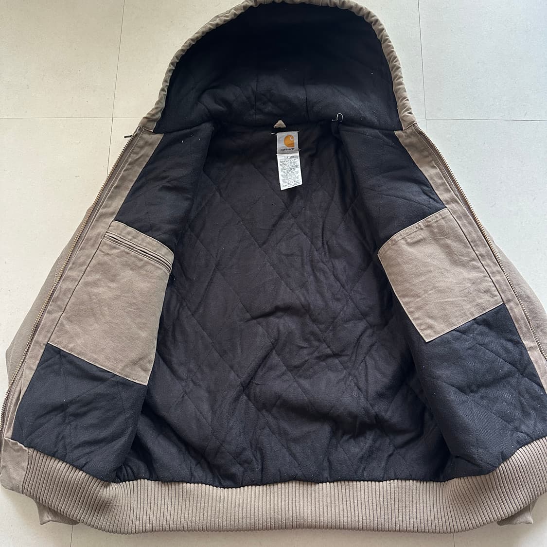 칼하트 J130 MUS  덕 액티브 자켓 머쉬룸 상품이미지6