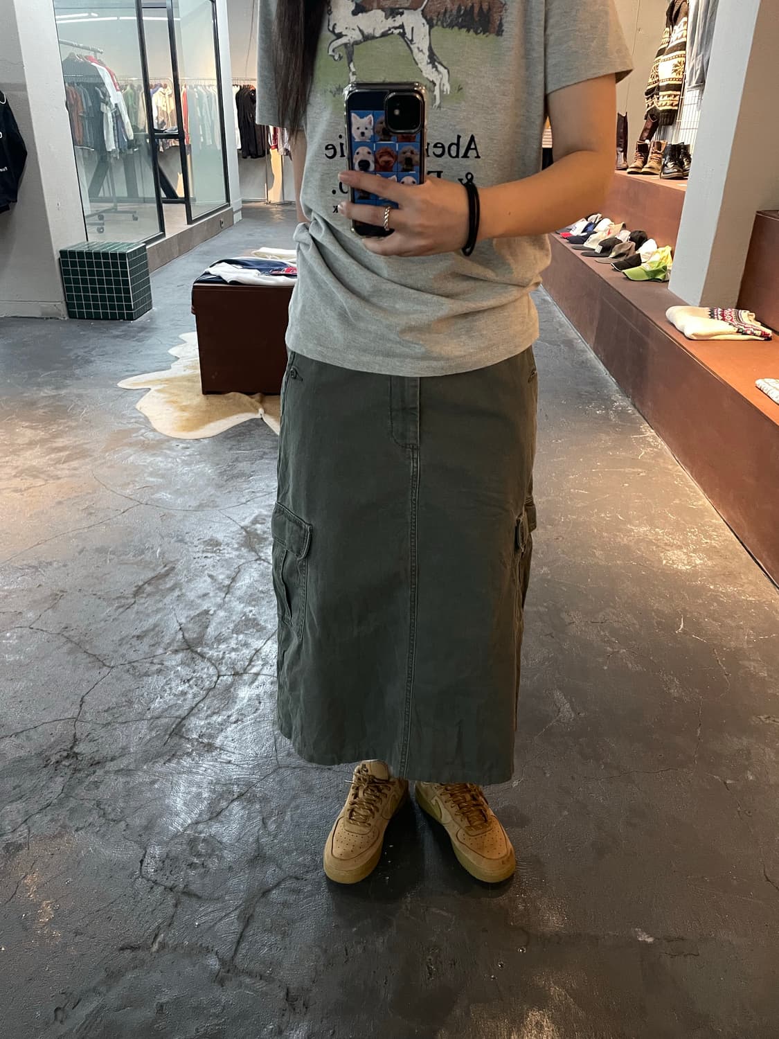 폴로 랄프로렌 포켓 카고 롱 스커트 H12 상품이미지1