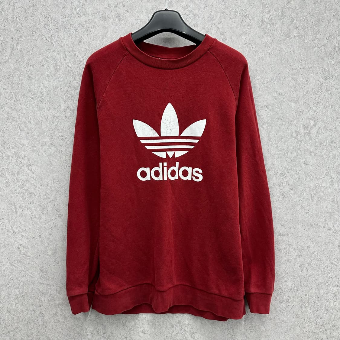 3XL 아디다스 남자 빅로고 맨투맨 상품이미지1