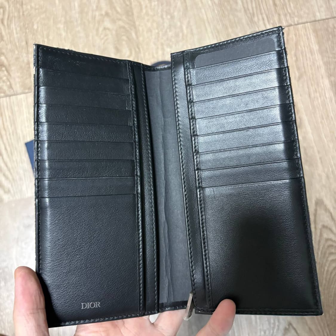 [새상품급] 디올 오블리크 장지갑 베이지 상품이미지4