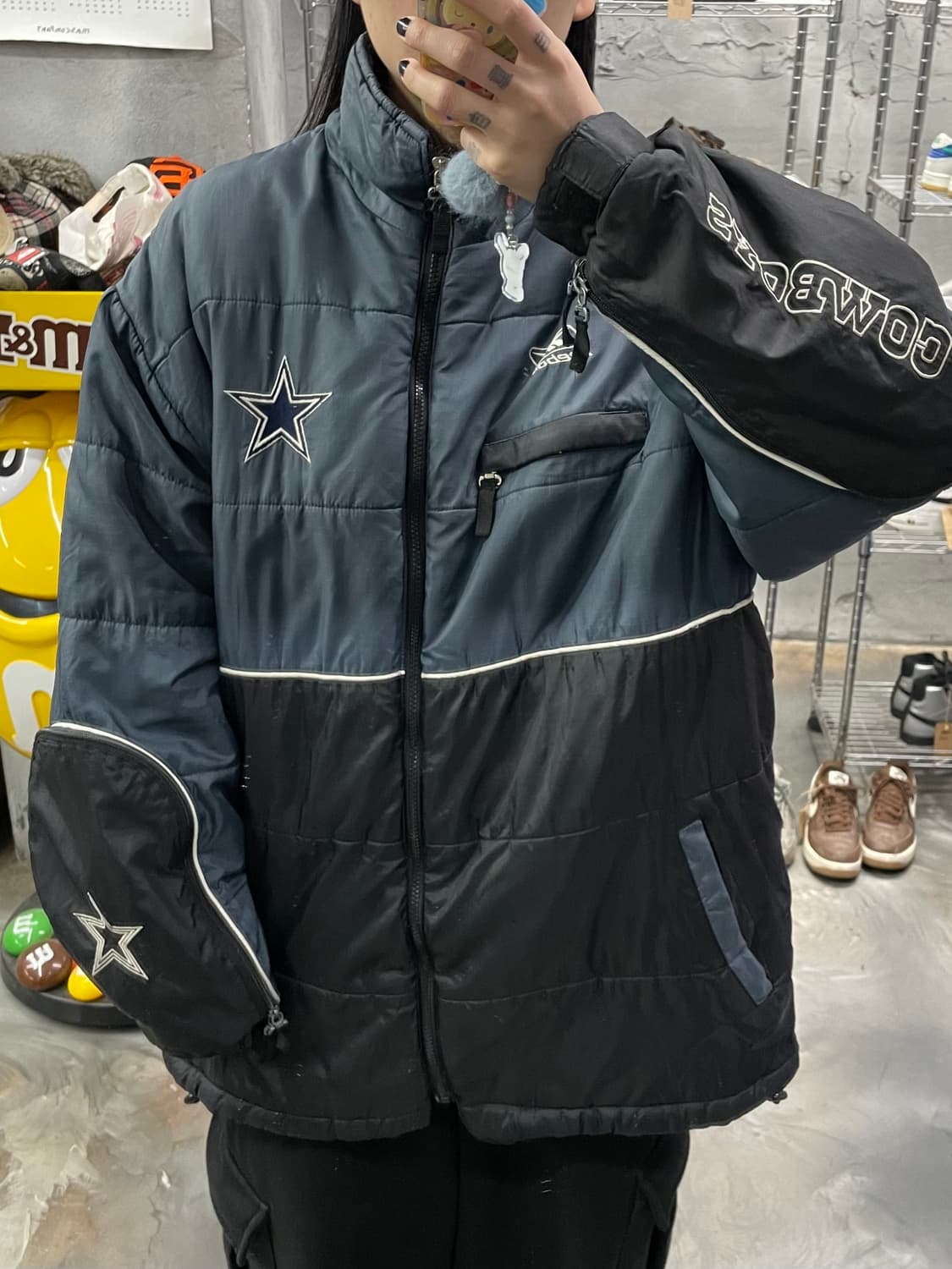 리복 NFL 카우보이 달라스 패디드 점퍼 상품이미지8