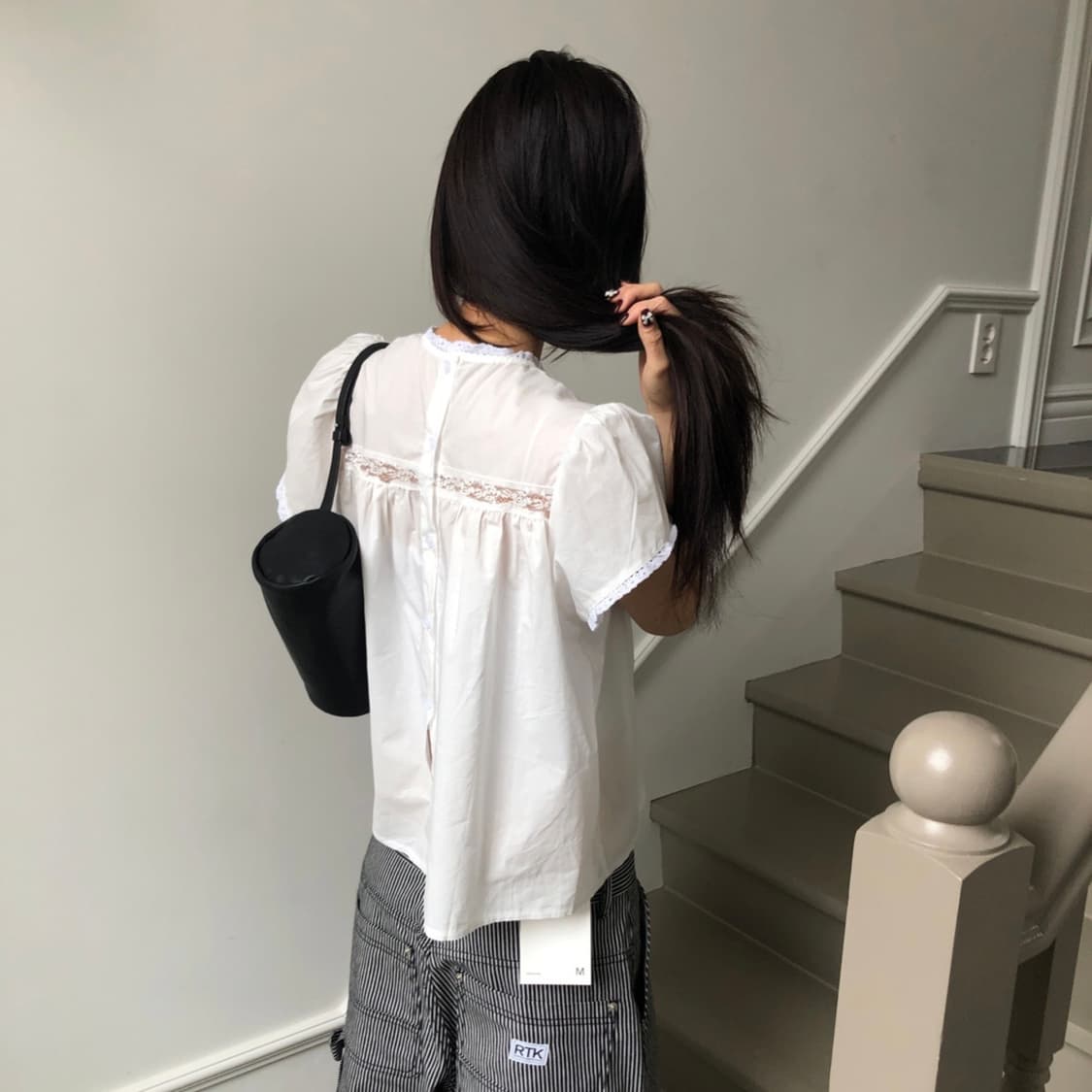 릿킴 레이스 블라우스 F 상품이미지2