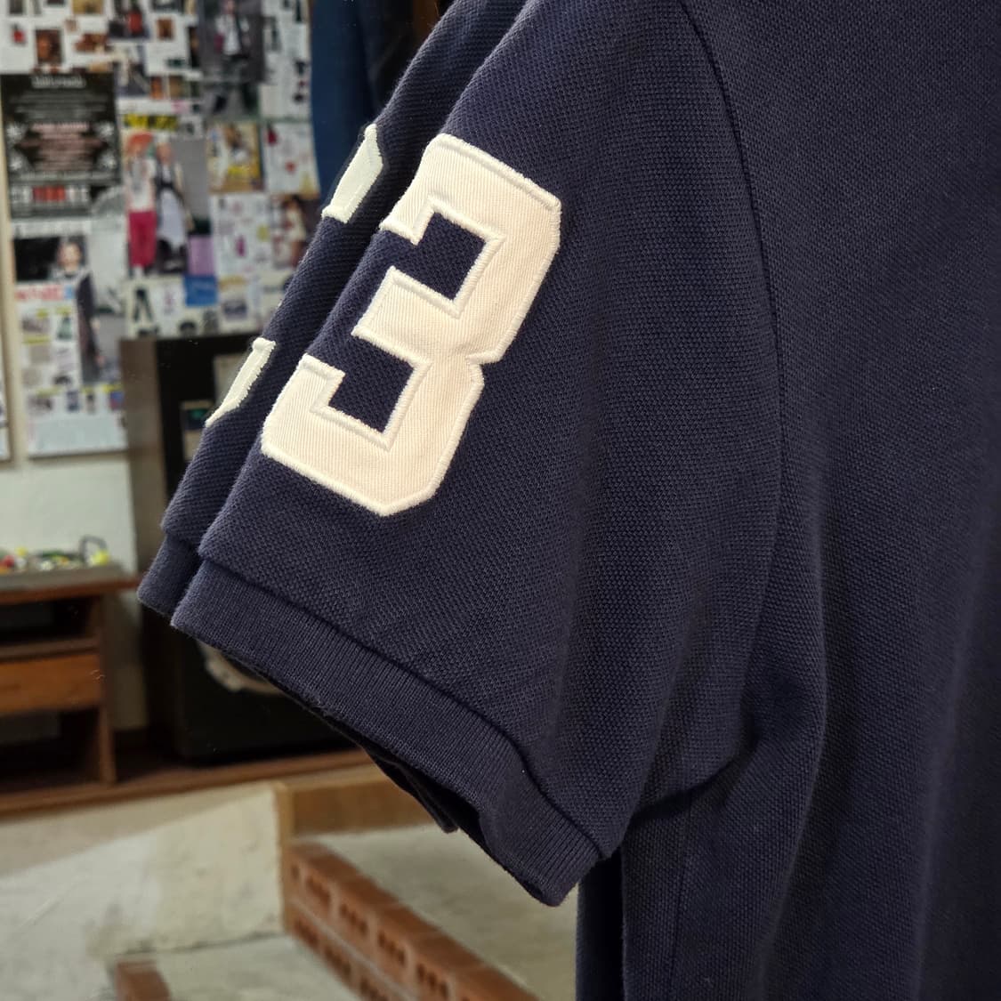 폴로 랄프로렌 빅 포니 네이비 PK반팔 상품이미지3