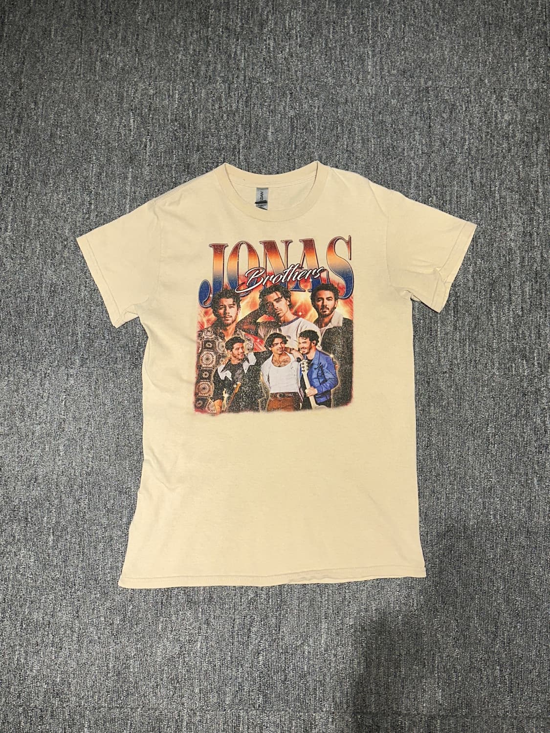 90s 길단 Jonas Brothers 반팔 티셔츠 S 상품이미지1