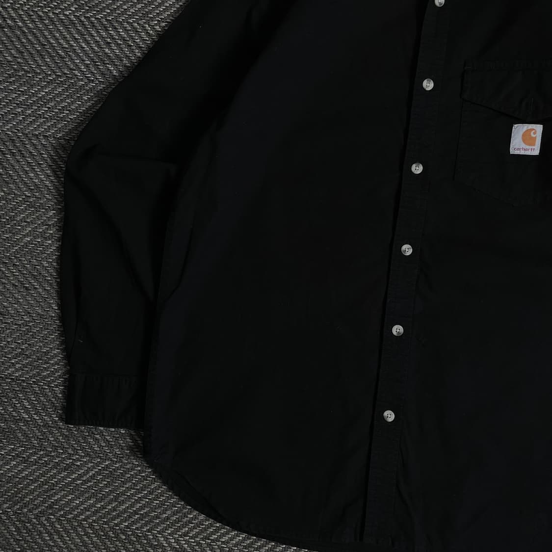 칼하트 포켓 블랙 박시핏 워크 셔츠o 3251 상품이미지3