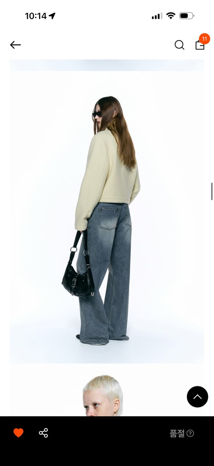 인사일런스우먼 부클 집업 자켓 레몬 상품이미지4