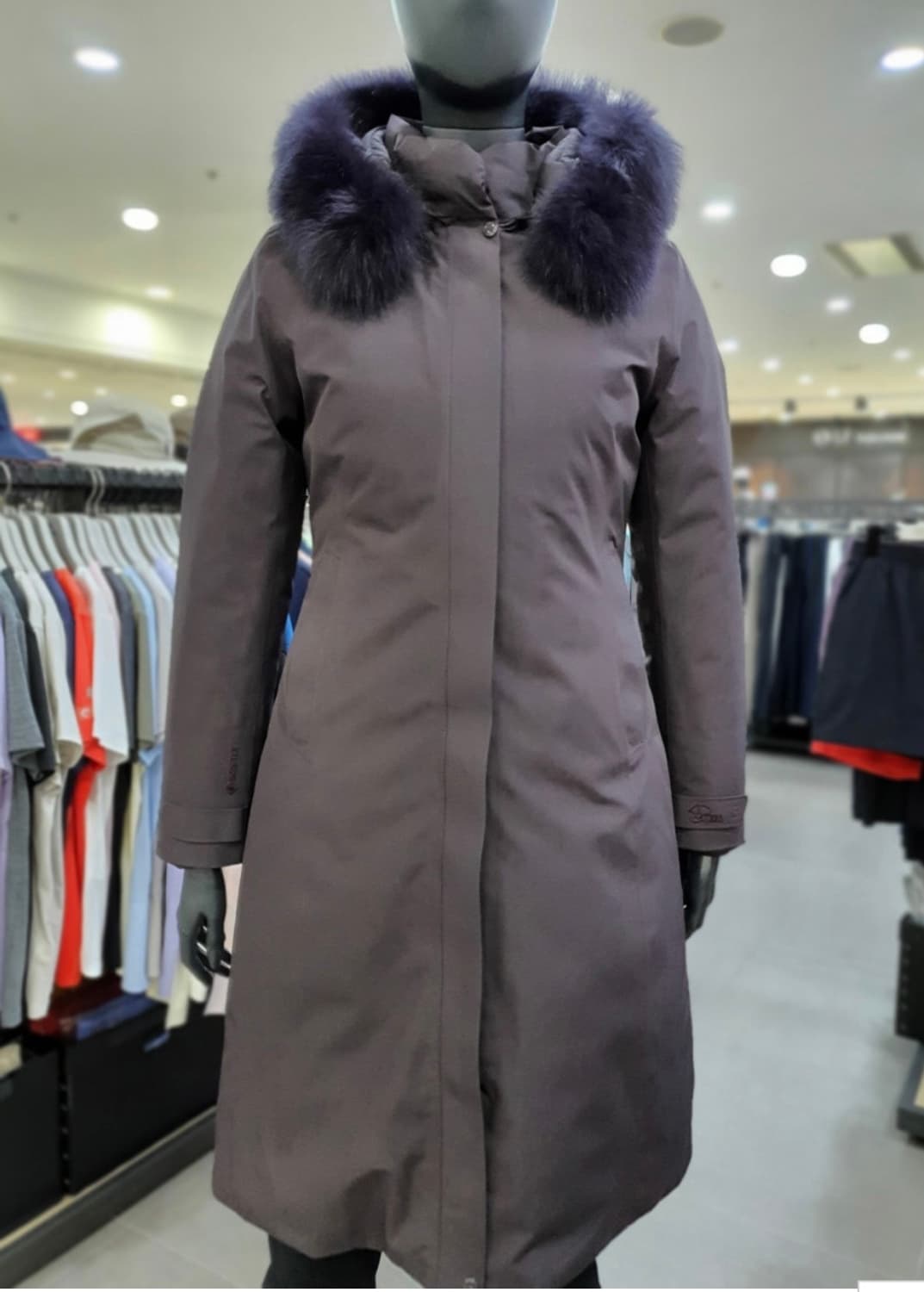 네파 여성 아르테 고어텍스 다운 롱패딩 자켓 패딩 롱다운 폭스털 100 상품이미지1