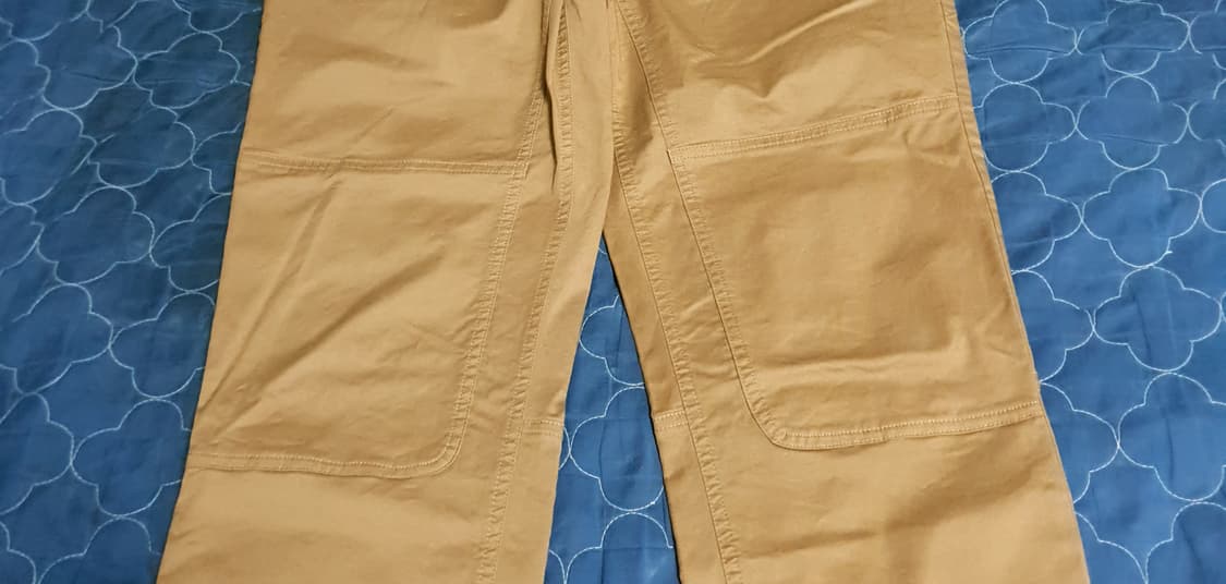 NBA 밴딩 더블니 코튼팬츠 브라운 (30) 상품이미지5