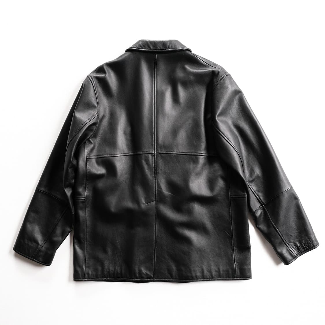 CCU 레더 양가죽 더블 브레스트 자켓 2(100-105)사이즈 블랙 상품이미지10