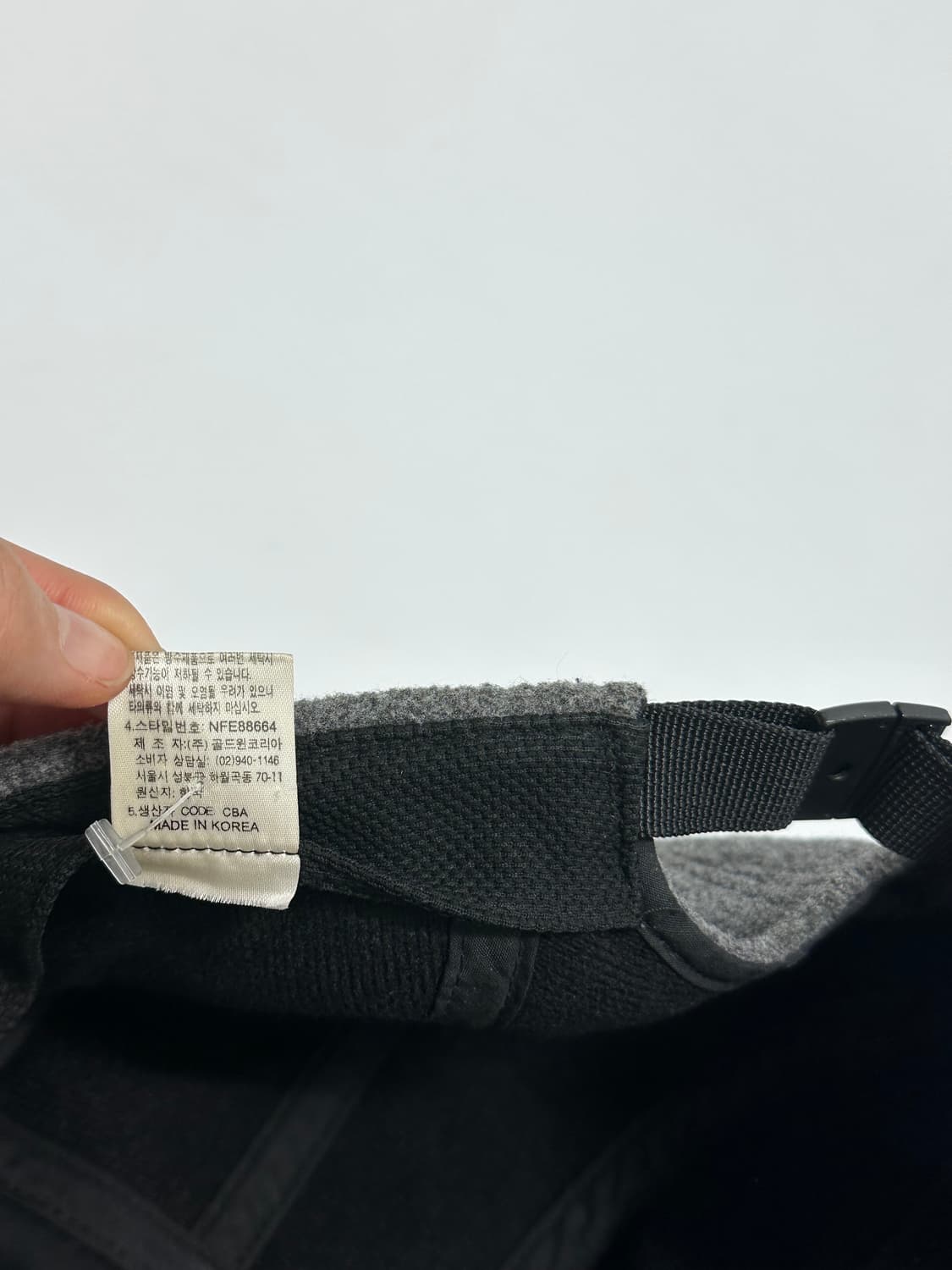 노스페이스 빅로고 플리스 기모 볼캡 상품이미지9