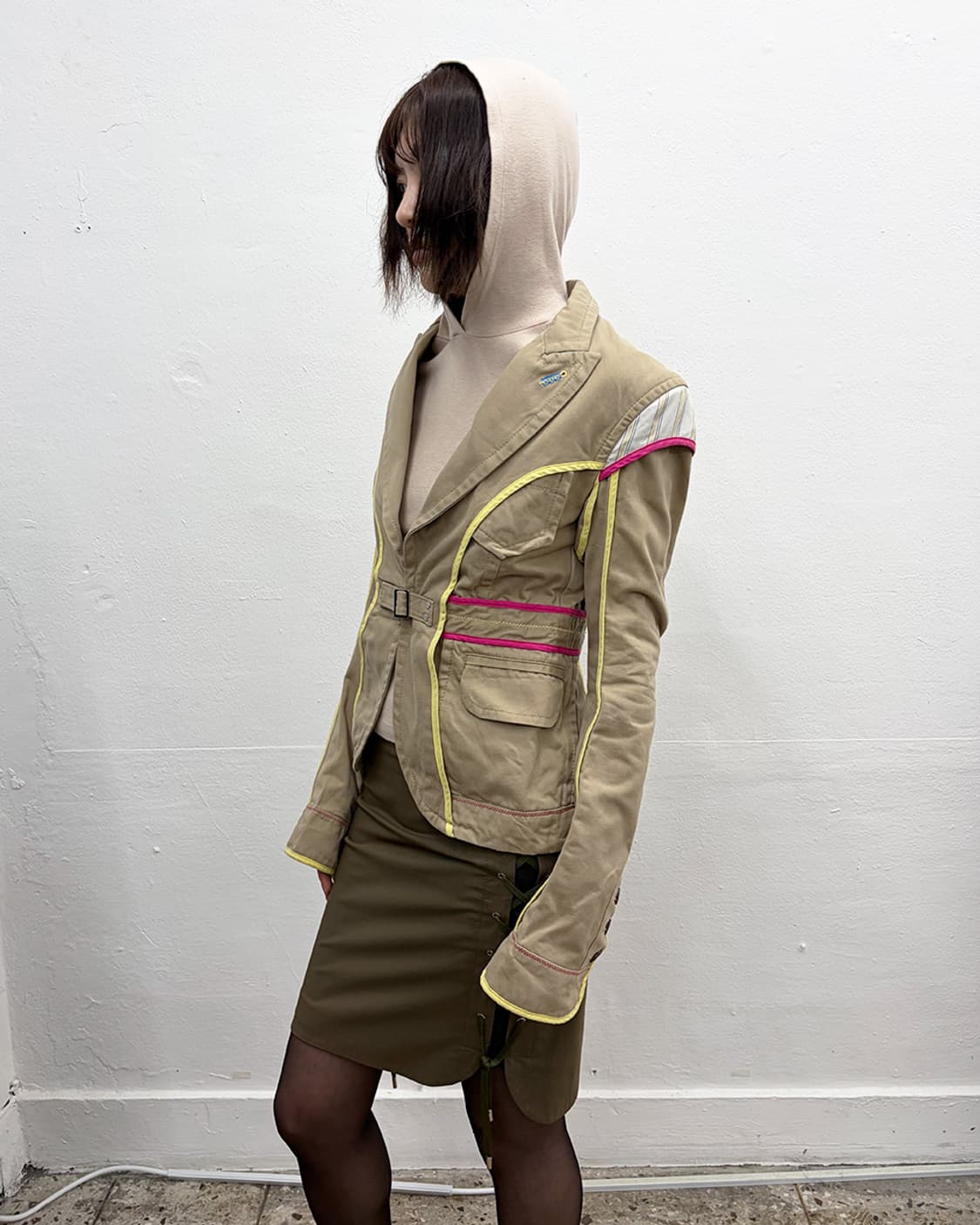 디스퀘어드 2005S/S 벨티드 파이핑 자켓 상품이미지4