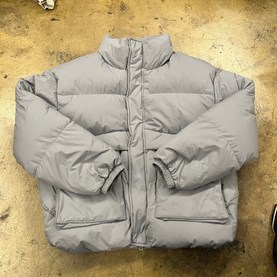 [정품/L] 코드그라피 회색 숏 패딩 점퍼 b18 상품이미지2