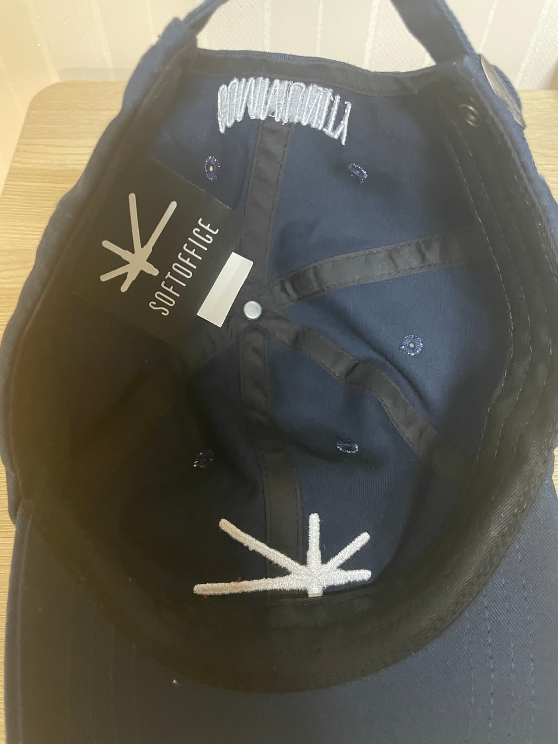 소프트오피스 볼캡 네이비 Os 상품이미지3