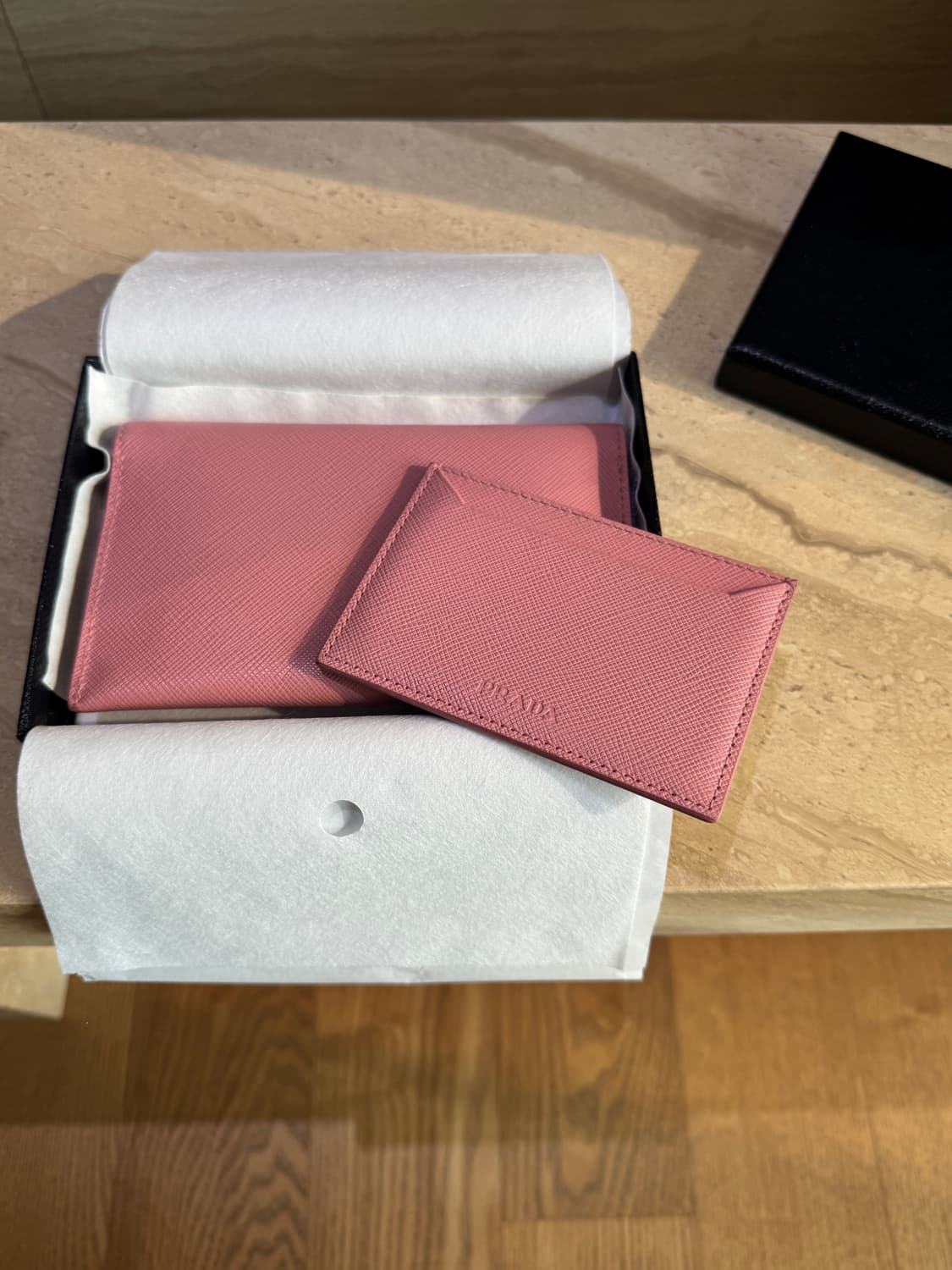 프라다 사피아노 핑크 지갑 상품이미지2