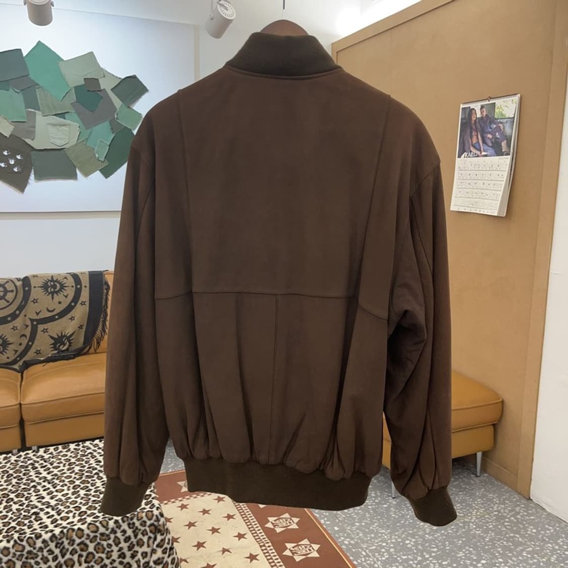 라코스테 모던시크 캐주얼 양가죽 블루종 자켓 100 C09279 상품이미지4